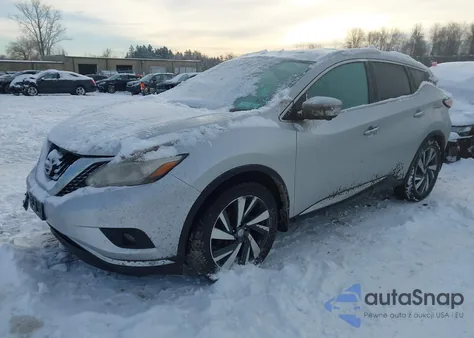 2015 Nissan Murano Platinum из США, поврежденный, VIN 5N1AZ2MH1FN206182